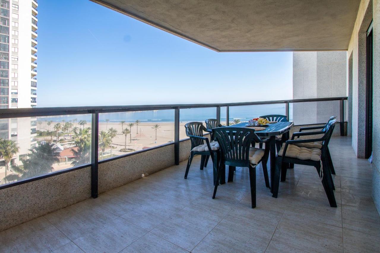 Ferienwohnung Espacio 5 - Primera Linea De Playa Cullera Exterior foto